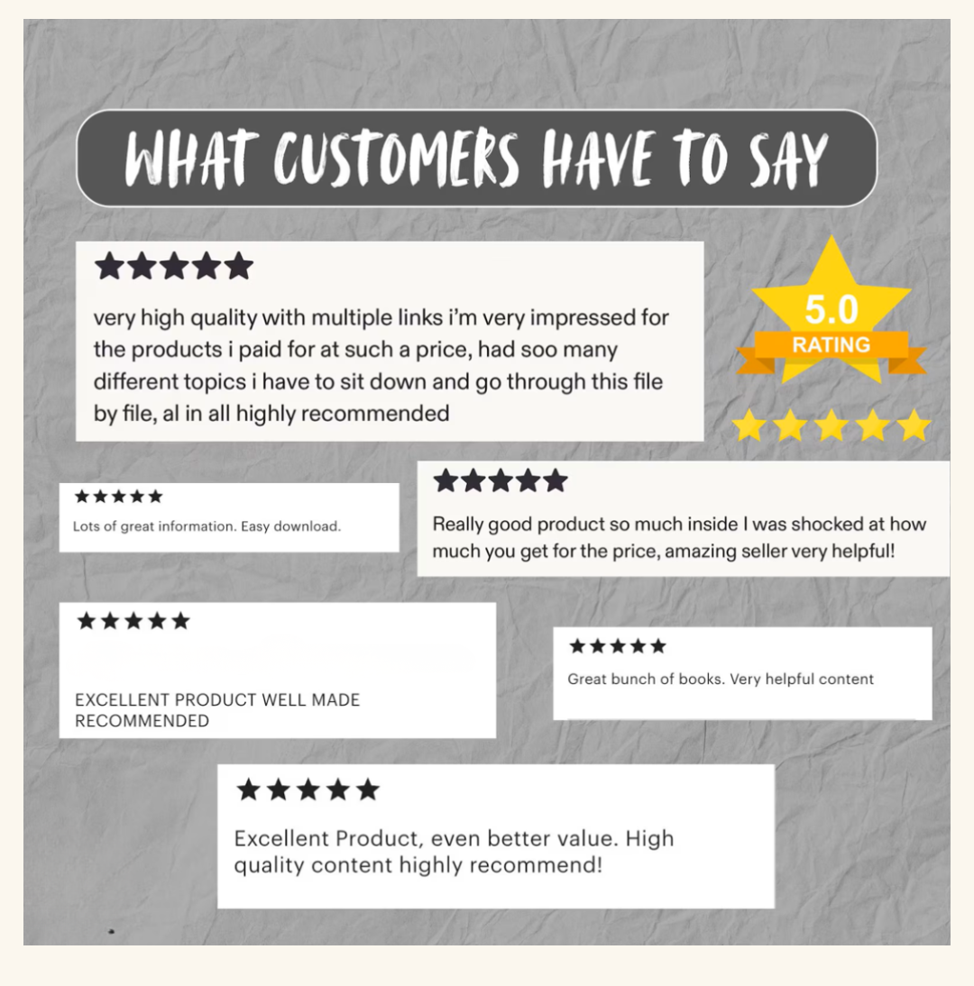 Customer reviews