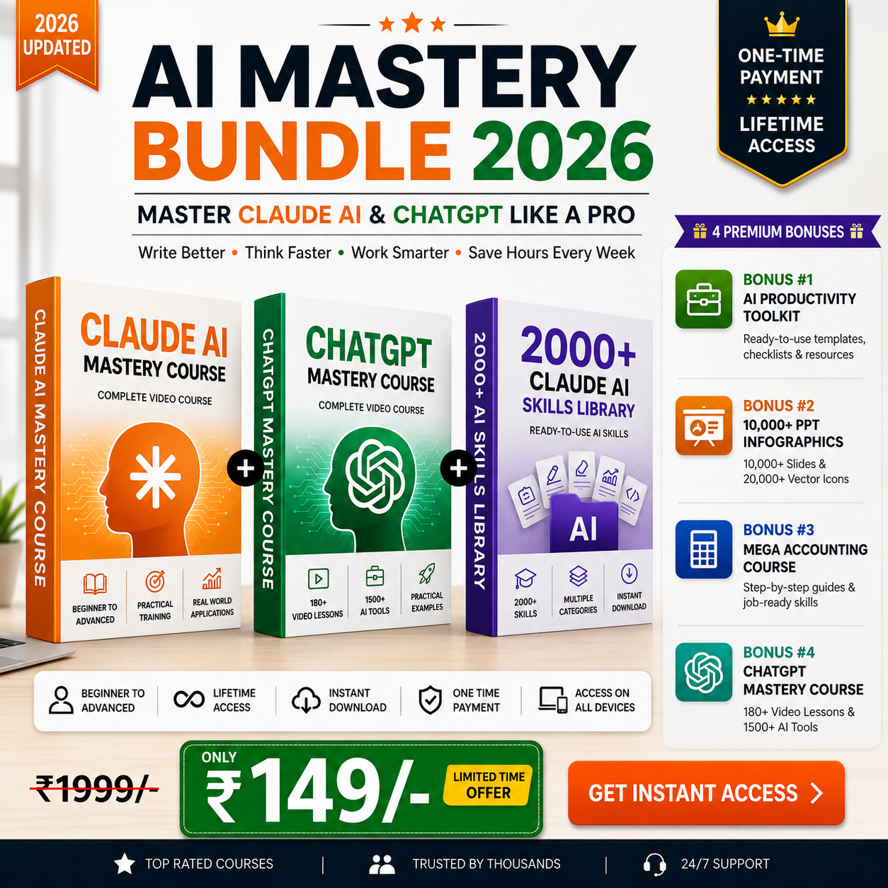 AI Mastery Bundle 2026 — Claude AI Course preview